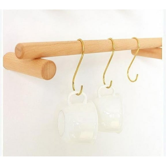 Mouliraty Beech Towel Rack Hanging Rod Bathroom Toilet Punch- Wall-mounted Towel Rack Wooden Toilet Rack