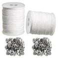 thumbnail image 1 of Mouliraty Candle Wick Set DIY Candle Wick Base Long Pre Waxed Wick For Household Candles, 1 of 6