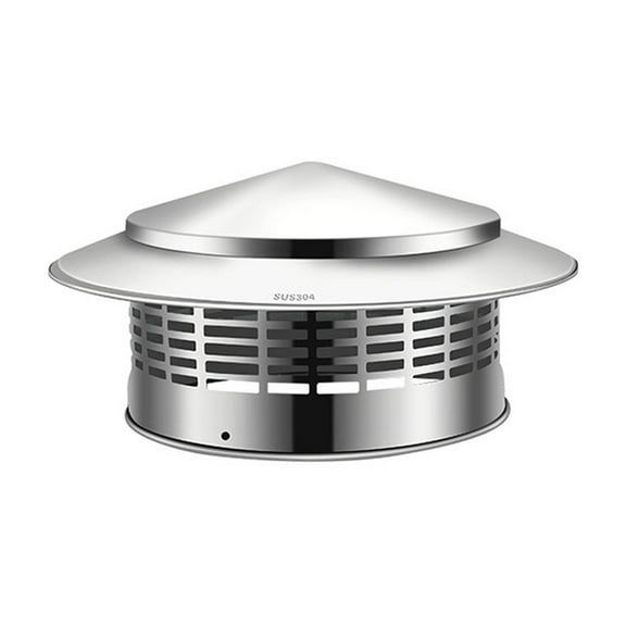 Mouliraty Chimney Vent Cover Chimney Hat Top Chimney Cap Roof Rain Chimney Cover Stainless Steel Chimney Toppers With Screen