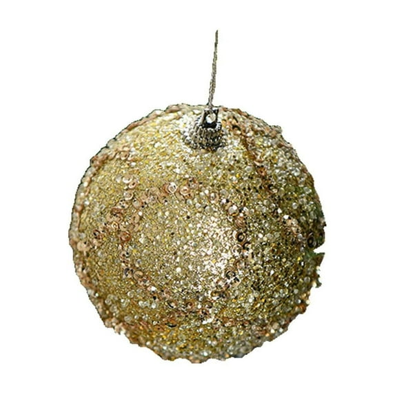 Mouliraty Christmas Balls Ornaments Christmas 8cm Christmas Tree Foam Pendant Christmas Decorations Pearl Hanging Colored