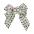thumbnail image 1 of Mouliraty Christmas Bows with Holly Leaf Pattern, 2 Color Available, Christmas Tree Bows, Perfect for Christmas Tree and Door Decorations, 1 of 7