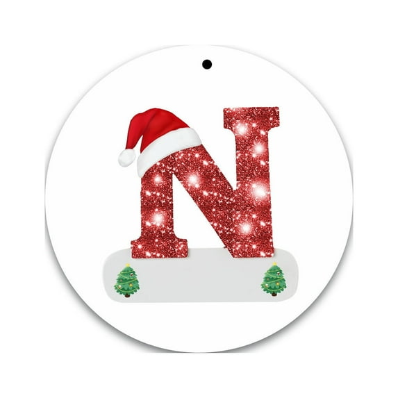 Vikakiooze Christmas Ornaments, Christmas Tree Decoration, Pendant Personalized Christmas 26 Letter Ornaments, Christmas Decor Christmas Gifts For Kids