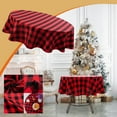 thumbnail image 1 of Mouliraty Christmas Round Tablecloth Tablecloth Christmas Table Decoration, 1 of 3