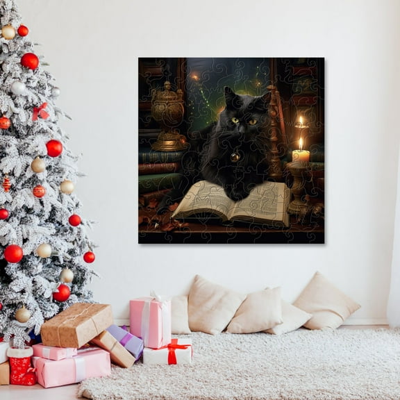 Mouliraty Christmas Three Dimensional Irregular Alien Moving Creatures Wooden Puzzle Festival Product Development Brain Amusement And Interesting