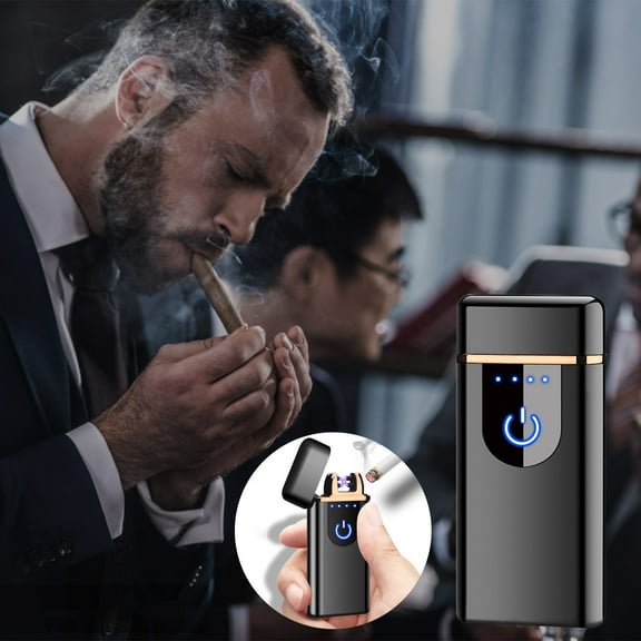 Vikakiooze Cigarettes USB Charging Rechargeable Flameless Lighter Screen Induction