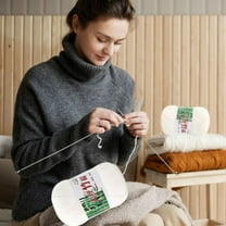 Mouliraty Colorful Hand Knitting 50g Knitting Crochet Milk Soft Baby Cotton Wool Yarn