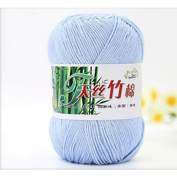 Mouliraty Colorful Hand Knitting 50g Knitting Crochet Milk Soft Baby Cotton Wool Yarn