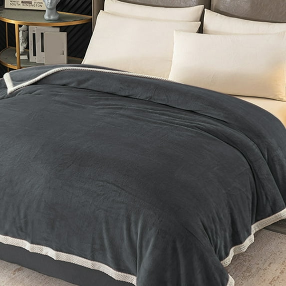 Mouliraty Cozy Flannel AirConditioner Blanket - High-Density For Ultimate Comfort