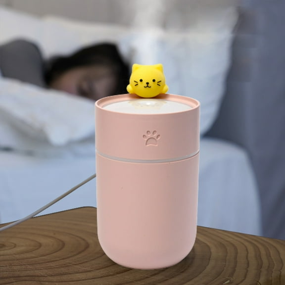 Mouliraty Cute Mini Humidifier- Mini Cool Mist Humidifier For Kids Bedroom, Small Humidifier For Desk & Plants & Office With USB,Quiet