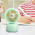 thumbnail image 1 of Mouliraty Cute Pet Ears Shaped Mini Fan, USB Charging, Adjustable Wind Speed, the Fan is Small Enough, Perfect for Outdoor Activities such as Travelling, Party, Camping, Hiking etc., 1 of 5