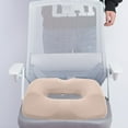 thumbnail image 1 of Mouliraty Donut Gel Sitting Pillow, Cushion Office Sedentary Tool Chair Cushion Car College Student Postgraduate Entrance Exam Seat Cushion Buttocks Hemorrhoids Cushion, Pink, 1 of 6