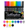thumbnail image 1 of Mouliraty Double Line Outline Markers Marker Pens For Highlighting Pens Painting Glitter Pens For Guest Book 8ml, 1 of 6