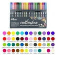 thumbnail image 1 of Mouliraty Double Line Outline Markers Marker Pens For Highlighting Pens Painting Glitter Pens For Guest Book 8ml, 1 of 7