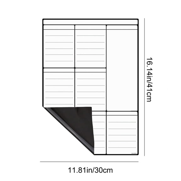 Mouliraty Drys Erasable Calendar, Magnetic Calendar For Fridge,Kitchen White Board Calendar For Refrigerator, Reusable Monthly Weekly Planner, With Eraser,Markers