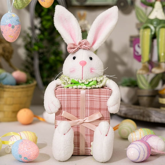 Mouliraty Easter Decor Easter Candy Storage Basket Table Decor Candy Bowl Easter Eggs Container Gift Box For Kid Table Decor Easter Gift