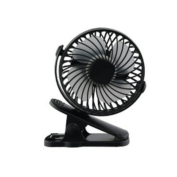Vikakiooze Fan Of The Clip 6 Inch, Small Fan With 3 Speeds With A Strong Fl OW Of USB Mini Mute Clip Fan 1200mah