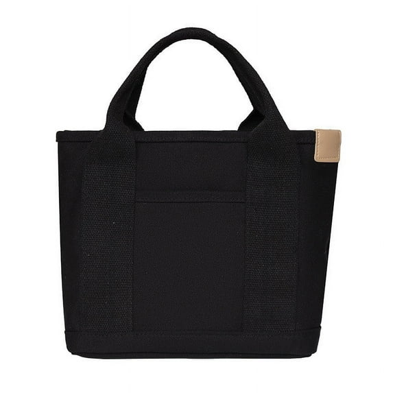 Mouliraty Fashion Canvas Bag Tote Bag Storage Bag Multi-Pocket Handbag Handle Bag