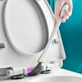 thumbnail image 1 of Mouliraty Flexible Toilet Brush Non Punching Toilet Brush Dead Corner Cleaning Set, 1 of 4
