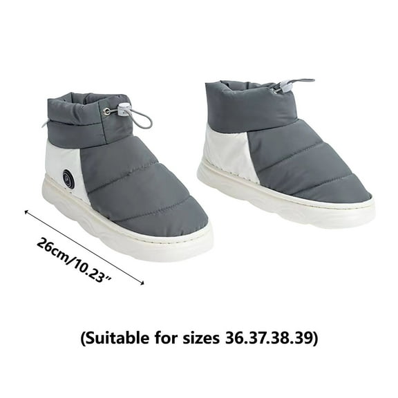 Mouliraty Foot Warmer Heated Shoes Electric Heated Shoes Electric Shoes Foot Warmer Rechargeable Heated Shoes