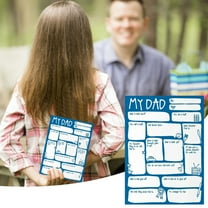 Mouliraty Funny Father's Day Cards, Unique Blank Birthday Cards, Fill in the Blank Greeting Cards for Dads