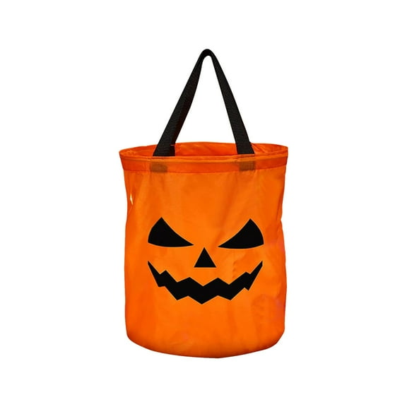 Mouliraty Halloween Bags,9.8x9.8x11.8 in,LED Halloween Candy Bags Up Party Bags Multipurpose Reusable Bucket for Kids Halloween Supplies Favors