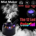 thumbnail image 1 of Vikakiooze Halloween Mist Maker Fogger 12 LED Lights Aluminum With Adjustable Controller Guard For Water Pond Fishtank, 1 of 8