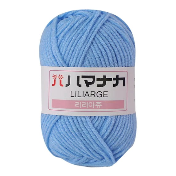 Mouliraty Hand-woven Thick Ice Bar Yarn Handcrafted DIY Crochet Sweater Doll Yarn Segment Dyed Scarf Yarn