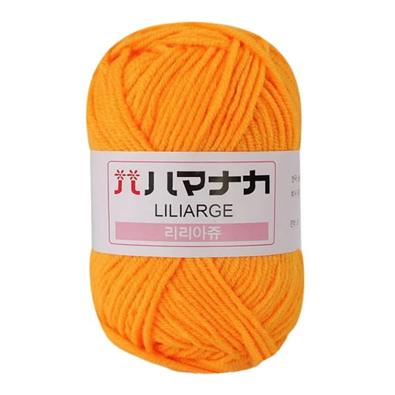 Mouliraty Hand-woven Thick Ice Bar Yarn Handcrafted DIY Crochet Sweater Doll Yarn Segment Dyed Scarf Yarn