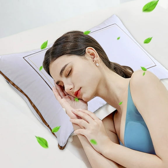 Vikakiooze Hotel-grade Pillow Core Soft And Supportive Down Bed Pillow Suitable For Back Side And Stomach Sleepers Made Of-friendly Fabric