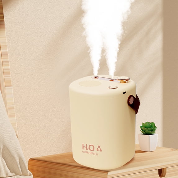 Mouliraty Humidifier-Portable Noiseless Aroma Diffuser For Home-Office Or Yoga Oil Diffuser With No-Water Auto Off Protection