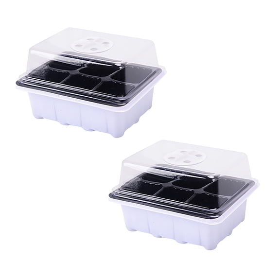 Mouliraty Indoor Propagation Box Greenhouse Propagation Set Tray With Lid And Ventilation