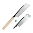 thumbnail image 1 of Vikakiooze Japanese Pull Saw Hand Saw With Double Edges Of Replaceable Blade Cut Saw And Light Woodworking Tools Gifts For Men And Women, 1 of 8