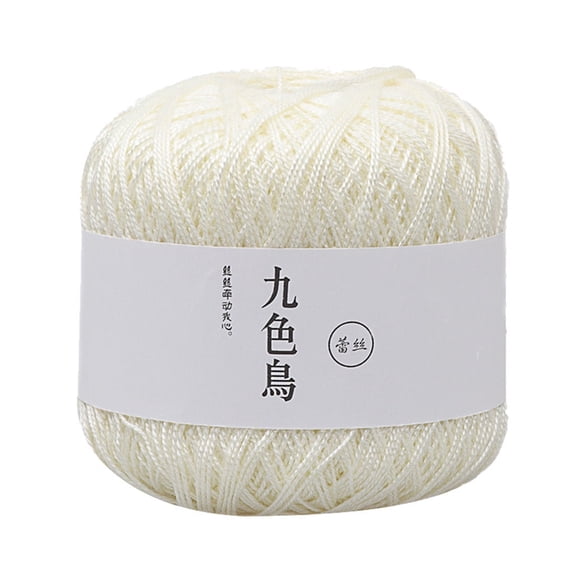 Mouliraty Lace Thread Diy Woven Fine Cotton Thread Crochet Yarn 8th