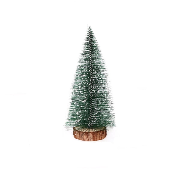 Mouliraty Mini Christmas Tree, 20cm, Stick White Cedar Desktop Small Christmas Tree, for Home Table Craft Decorations