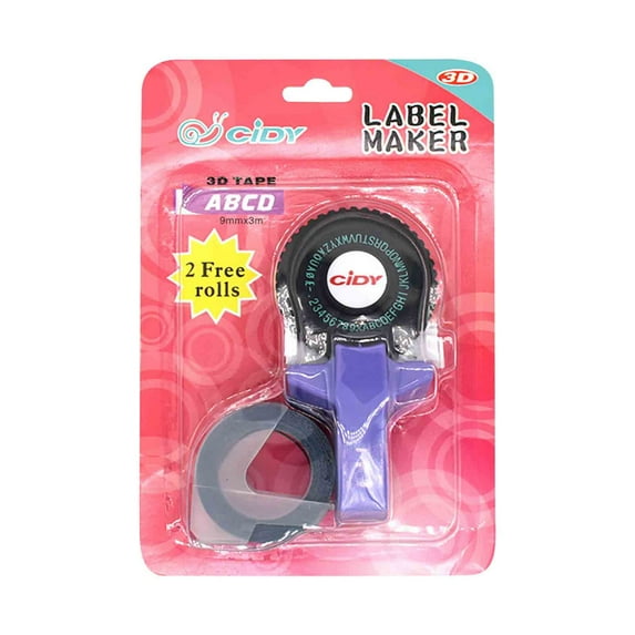 Mouliraty Mini Manual Labeler, C101 Embosser Engraver, Handbook Decorative Tape Paper