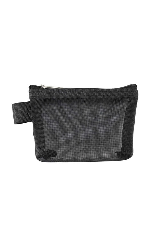 Nylon Three-dimensional Triangular Mesh Coin Purse Large-capacity Key Bag Card Case Coin Bag Transparent Storage Bag