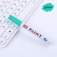 thumbnail image 1 of Mouliraty Paint Pen Marker, Color Oily Marker Tire Ceramic Paint-up Pen, for Rock Painting, Ceramic, Wood, Fabric, Plastic, Canvas, Glass, Mugs 1ml, Green, 1 of 4