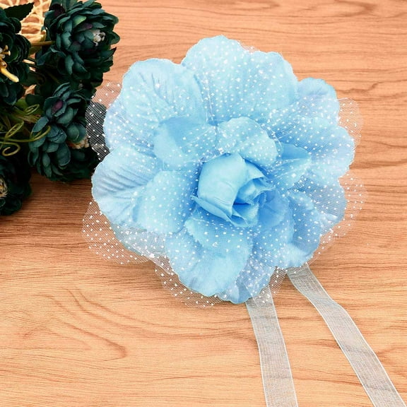 Mouliraty Peony Flower Curtain Clip-on Tie Backs Holdback Tieback Panel