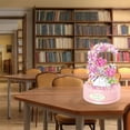 thumbnail image 1 of Mouliraty Piano Flower Bouquet Building Decoration Set Artificial Flowers With Roses Campanula Home Decoratiion Valentines Day Gifts For Her Him Gifts Table Art, 1 of 6