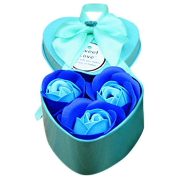 Mouliraty Rose Soap Flower Gift Box Valentine's Day Gift Rose Flower Heart Gift