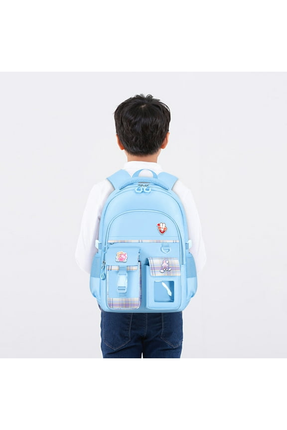 School Bag, Backpack, Interlayer, Laptop, Polyester, 3 Colors Available