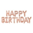 thumbnail image 1 of Vikakiooze Self Inflating Happy Birthday Balloons Banner Bunting 16 inch Letters Foil, 1 of 4