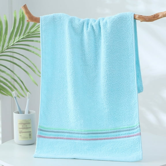 Mouliraty Short Plush Towel Bath Towel, Cotton Highly Absorbent Quick Drying, Long Lasting Super Soft, Commonly Used Towels in Hotels and Spas, 34×74cm/13.38×29.13in
