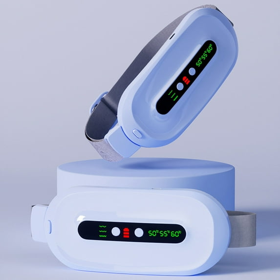 Mouliraty Smart Heating And Vibration Massage Belt For Menstrual Relief Wireless Charging Adjustable Portable Warm Care For Women's Health And