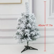 Vikakiooze Snow Flocked Christmas Tree Hinged Artificial Pines Tree,Metal Stand And 200-Lush Branch Tips Easy To Instal