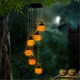 thumbnail image 1 of Mouliraty Solar Powered LED Halloween Wind Chime Light Outdoor Yard Garden Decor, 1 of 4
