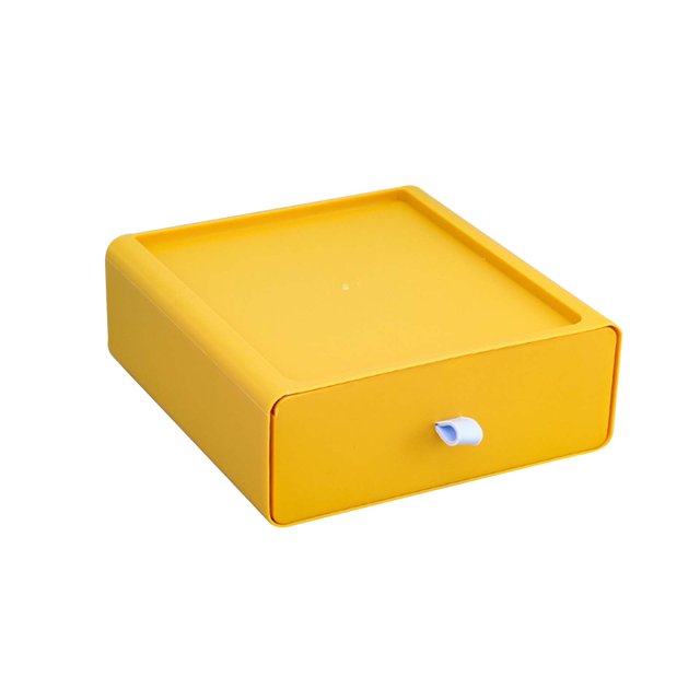 Mouliraty Stackable Drawer Desktop Storage Box Student Dormitory Office Desk Stationery Sundries Cosmetic Dressing Table Finishing