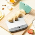 thumbnail image 1 of Mouliraty Stainless Steel Dough Cutter Plastic Flour Cutter Two-piece Sausage Scraper Dough Cutter Baking Tool, 1 of 4