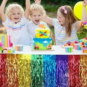 Mouliraty Table Skirts Flag For Glitter Streamer Garland Curtains Background For Processio Floats Wedding Birthday Independence Day Party Decorations