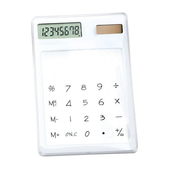 Mouliraty Transparent Calculator, Solar Computer,Calculator With Solar Calculator, Screen Calculator,